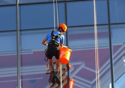 high rise window cleaning